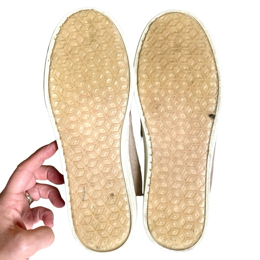 Aldo Suede Leather Lace Up Women's Sneakers Tan Size 7.5 - Picture 9 of 9